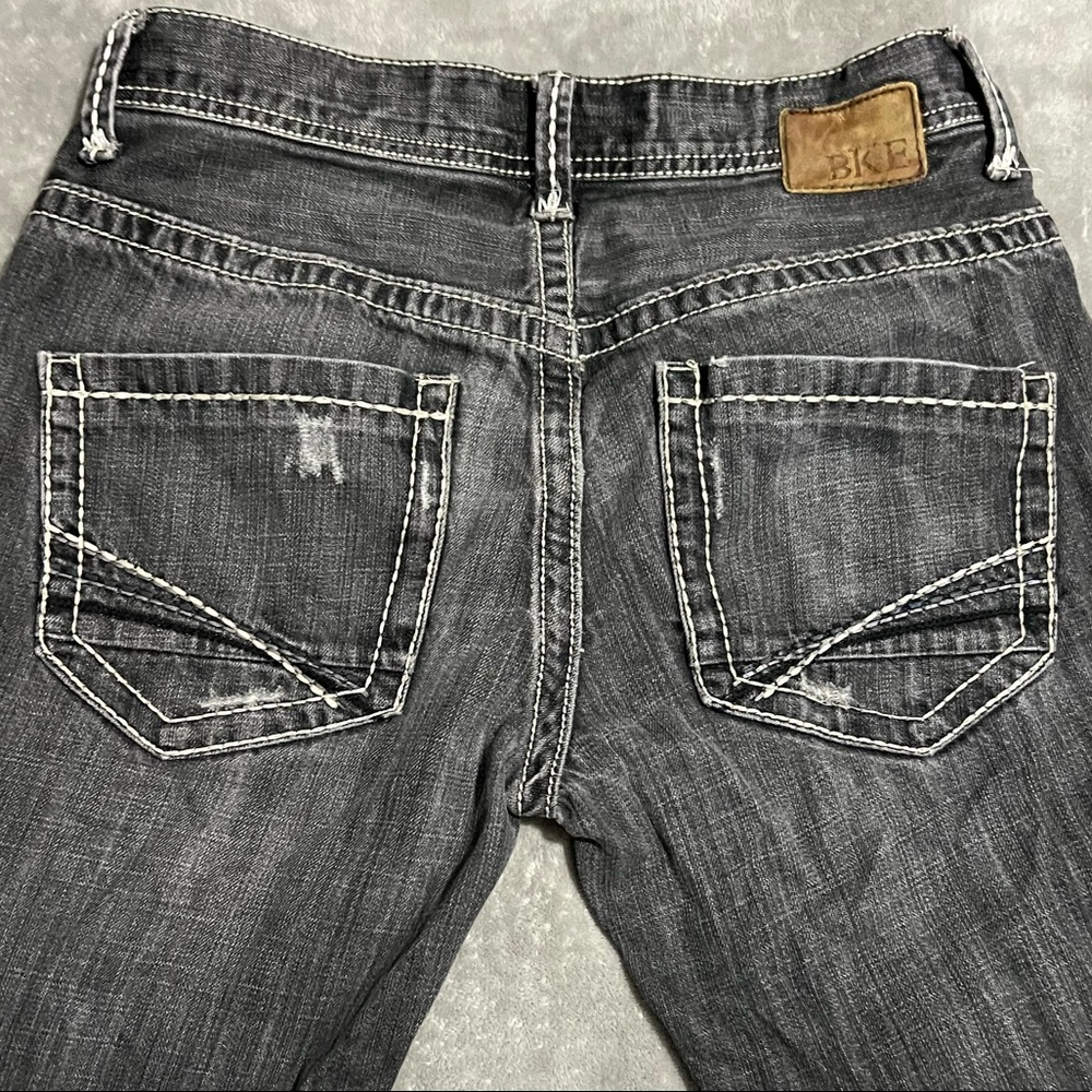 BKE “Carter” Mens Jeans 31x32 Black Aged Denim
